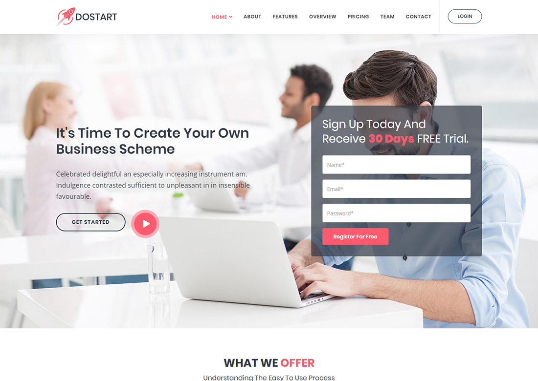 Corporate Website – Tech Startup